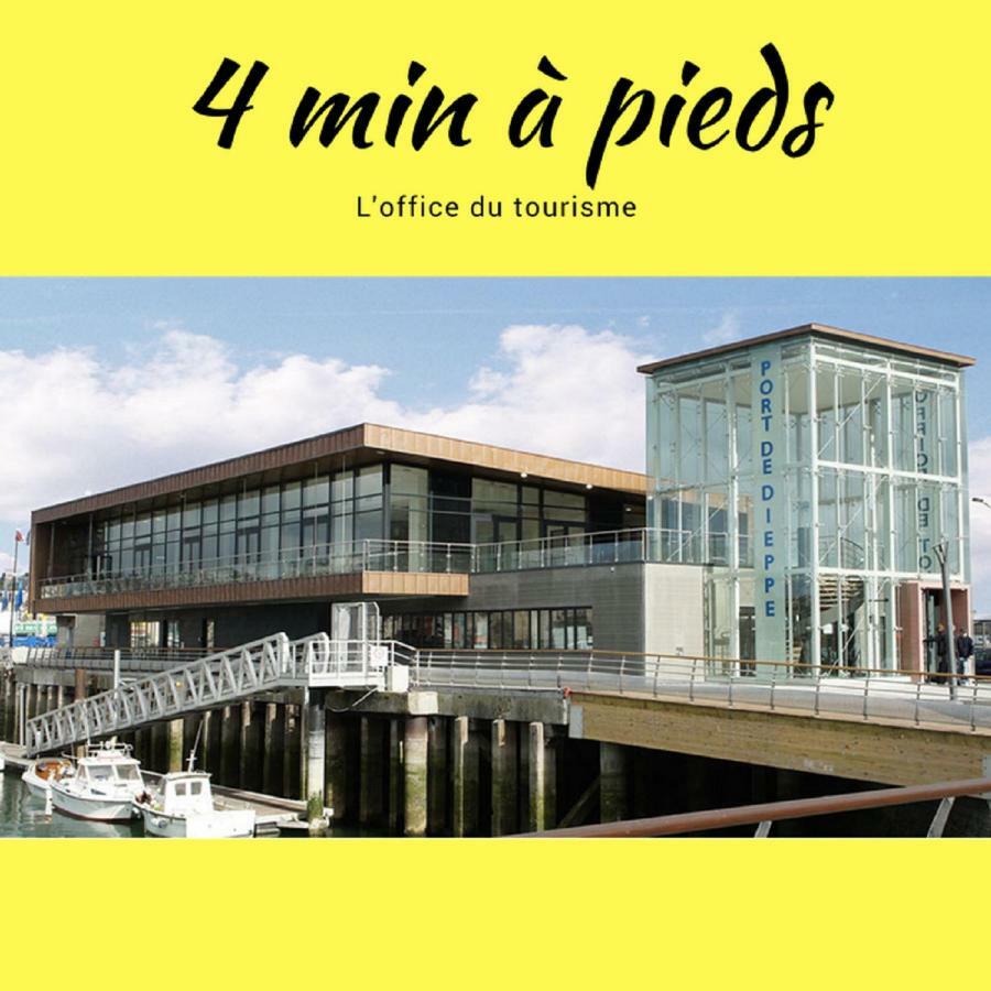 L'Etablissement La Plage A 2 Pas, Vous Propose 4 Appartements Neufs, Netflix, Lits Faits A Votre Arrivee, Serviettes De Toilette, Menage, Wifi, En Hyper Centre ,Plage A 100M, Box A Velos, Paiement 3 Fois Sans Frais, Prix Tout Compris Dieppe Dış mekan fotoğraf