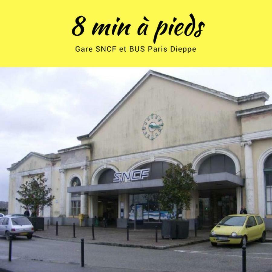L'Etablissement La Plage A 2 Pas, Vous Propose 4 Appartements Neufs, Netflix, Lits Faits A Votre Arrivee, Serviettes De Toilette, Menage, Wifi, En Hyper Centre ,Plage A 100M, Box A Velos, Paiement 3 Fois Sans Frais, Prix Tout Compris Dieppe Dış mekan fotoğraf