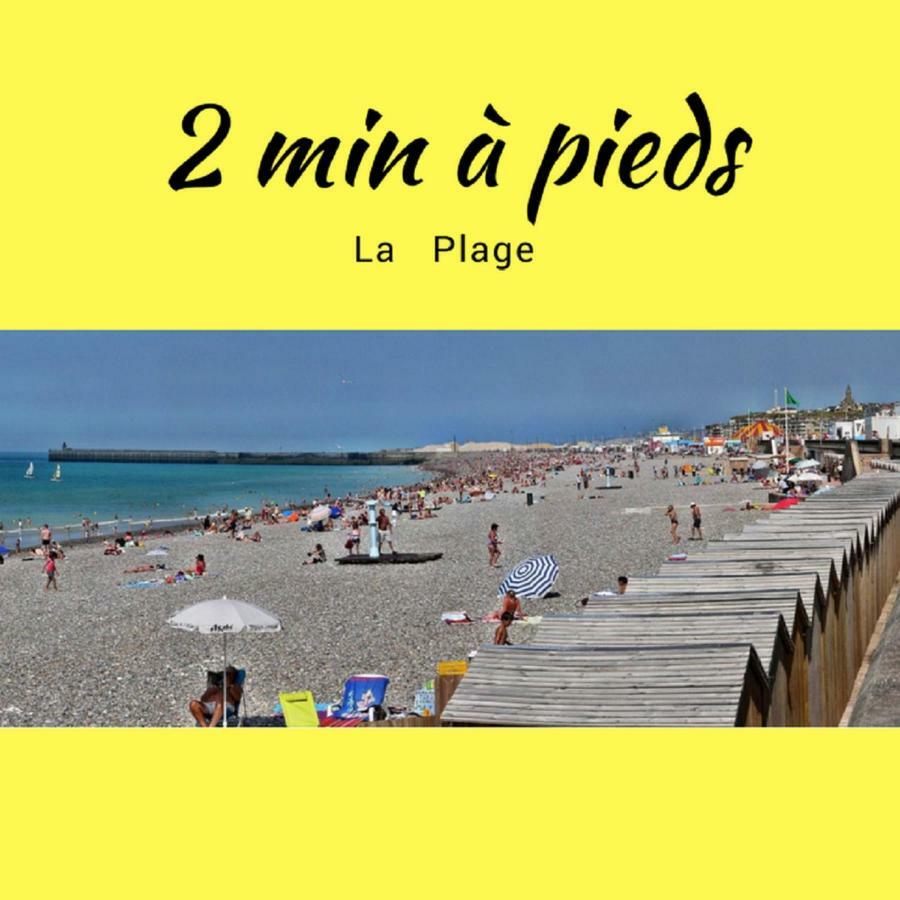 L'Etablissement La Plage A 2 Pas, Vous Propose 4 Appartements Neufs, Netflix, Lits Faits A Votre Arrivee, Serviettes De Toilette, Menage, Wifi, En Hyper Centre ,Plage A 100M, Box A Velos, Paiement 3 Fois Sans Frais, Prix Tout Compris Dieppe Dış mekan fotoğraf